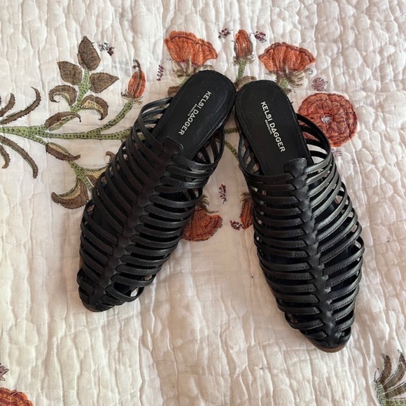 Kelsi Dagger Seba Mule, Black, Sz 9 - Picture 2 of 7